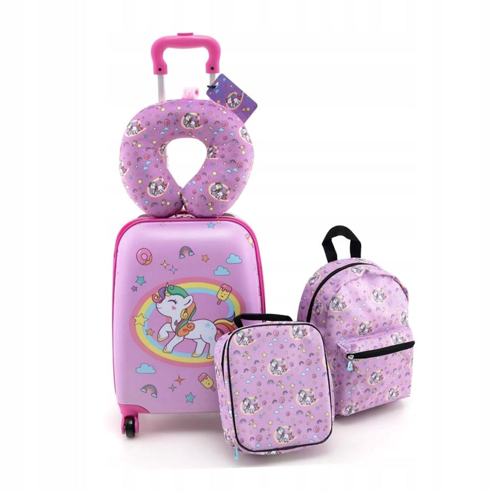 SUITCASE AND ACCESSORIES INCLUDED, 5 ELEMENTS - UNICORN