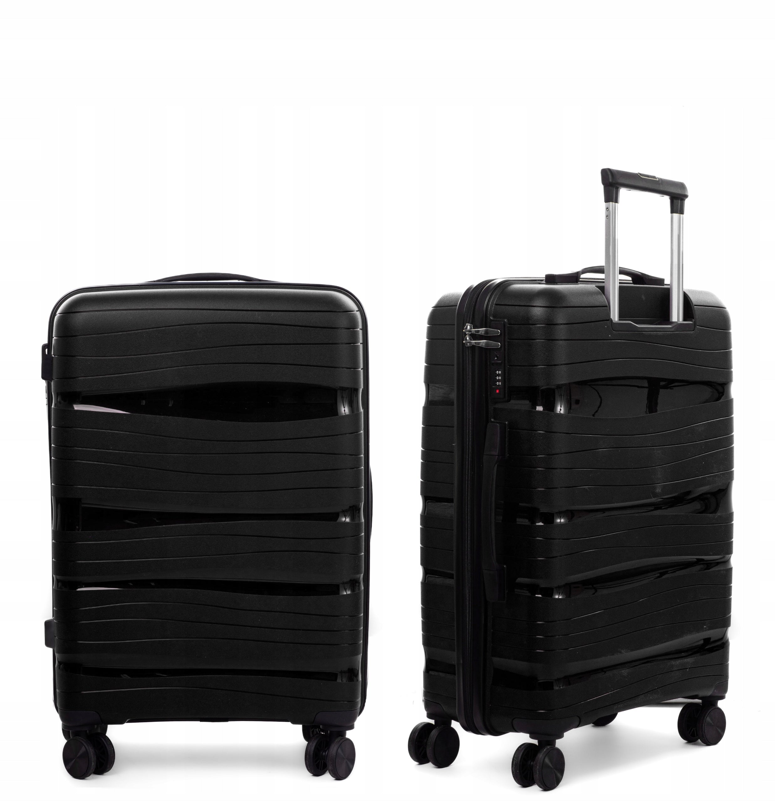 SUITCASE LARGE XXL INDESTRUCTIBLE RGL DOUBLE WHEELS POLYPROPYLENE LUGGAGE Manufacturer code WALIZKA PP3