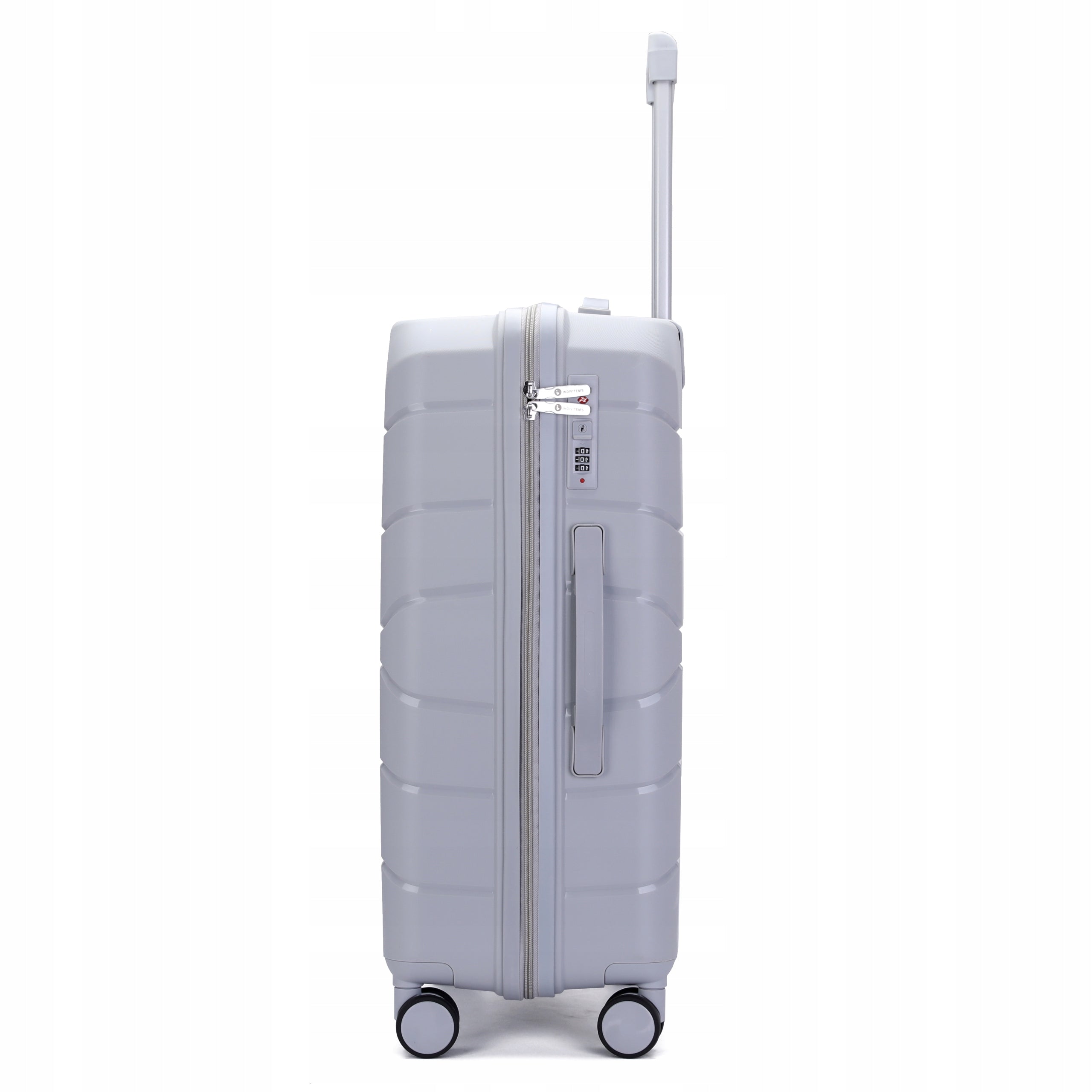SUITCASE MEDIUM INDESTRUCTIBLE TRAVEL LUGGAGE ON WHEELS "L" Height 55 cm