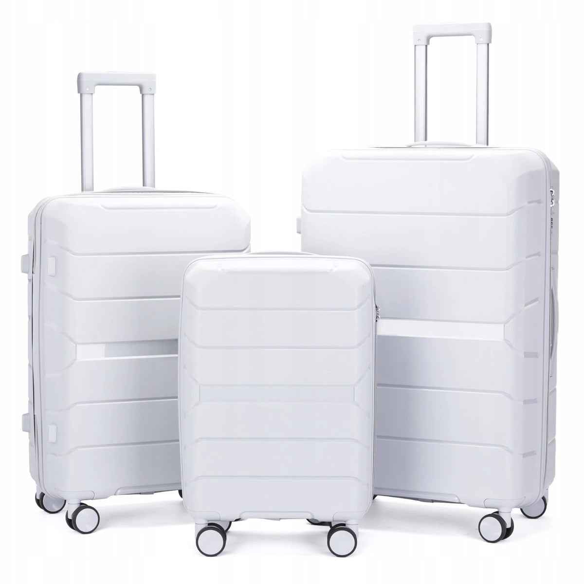 SUITCASE MEDIUM INDESTRUCTIBLE TRAVEL LUGGAGE ON WHEELS "L"