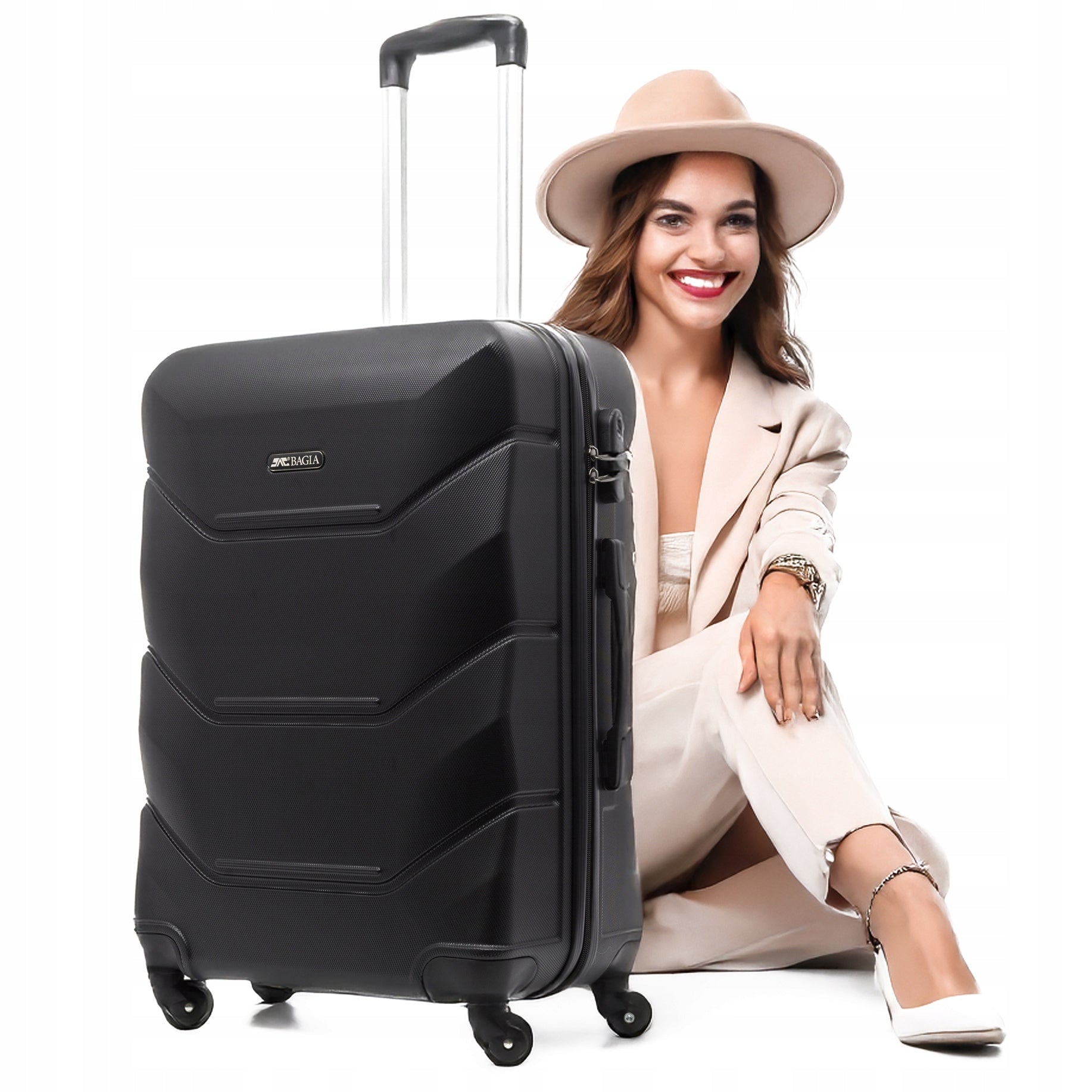SUITCASE MEDIUM TRAVEL WHEELS LUGGAGE EXCLUSIVE XL 15 COLORS PREMIUM