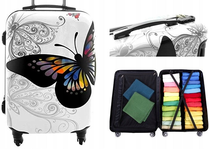 SUITCASE SMALL TRAVEL WHEELS CHILDREN CABIN LUGGAGE 55X40X20 MIX OF DESIGNS Packaging status original
