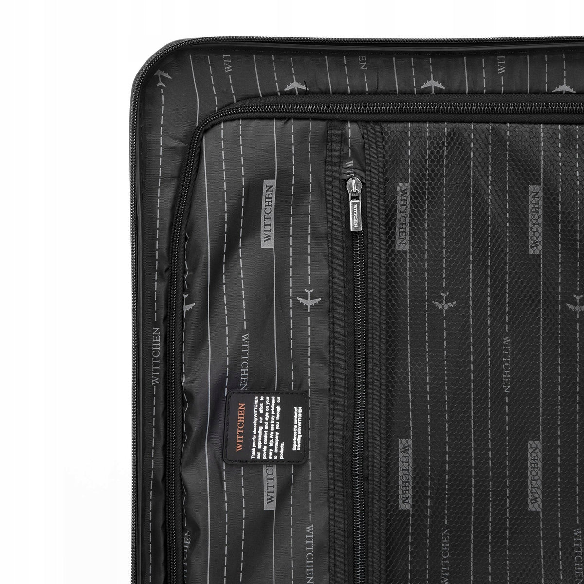 SUITCASE WITTCHEN LARGE 56-3P-903-11 POLYCARBONATE BLACK Brand WITTCHEN