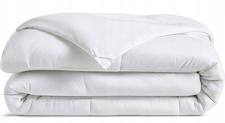 SUMMER QUILT SET 200X220 + PILLOWS 70X80 ANTI-ALLERGIC LIGHT Poland Manufacturer code ZESTAW BIAŁY KOŁDRA PODUSZKI NA LATO LEKKA