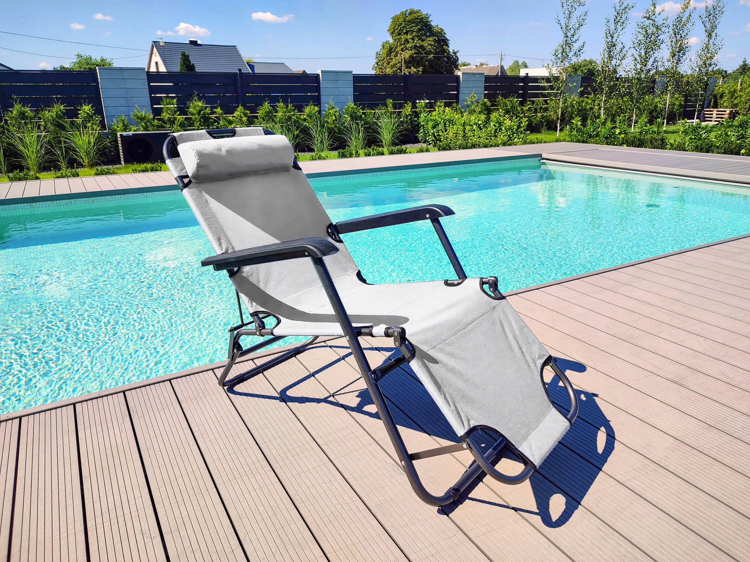 SUN LOUNGER BEACH FOLDING HIKING CHAIR COUCH FOR TERRACE BEACH Kind sunbed