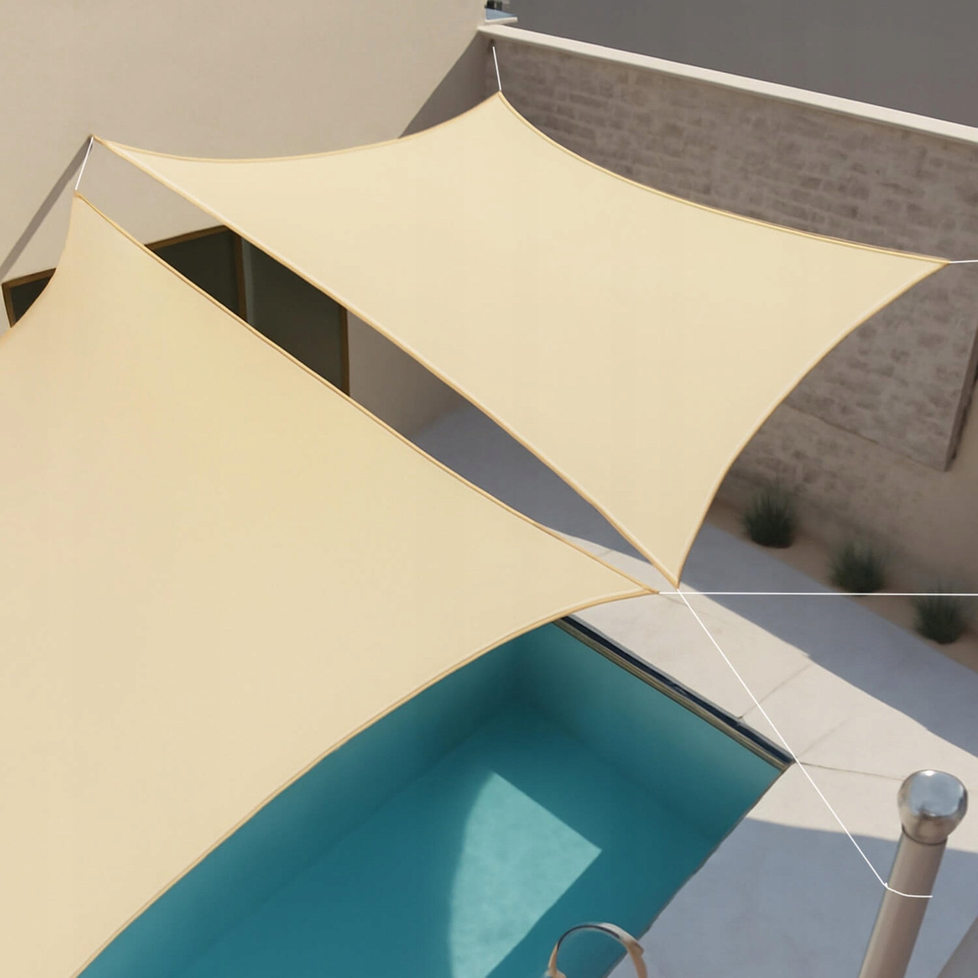 SUN SAIL 3x2 WATERPROOF UV AWNING GARDEN SHREDDER Brand Springos