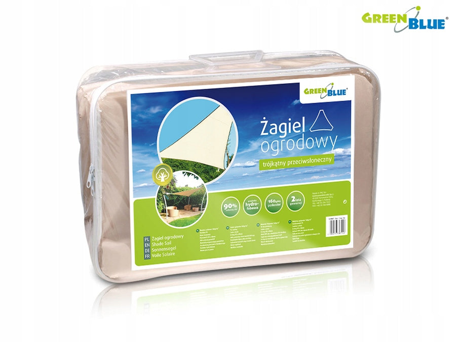 SUN SAIL GARDEN SHADE 3.6m CREAM TRIANGLE GB500 Manufacturer code 5903292803036