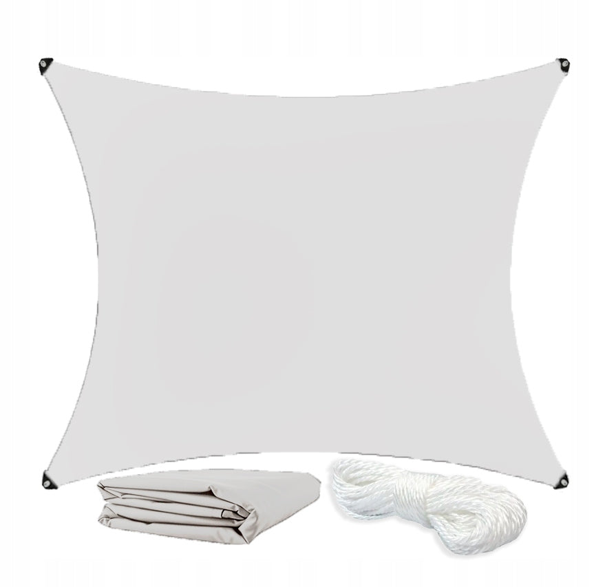 SUN SAIL GARDEN WATERPROOF 4x4 m WHITE AWNING SHREDDER EAN (GTIN) 5903682397084