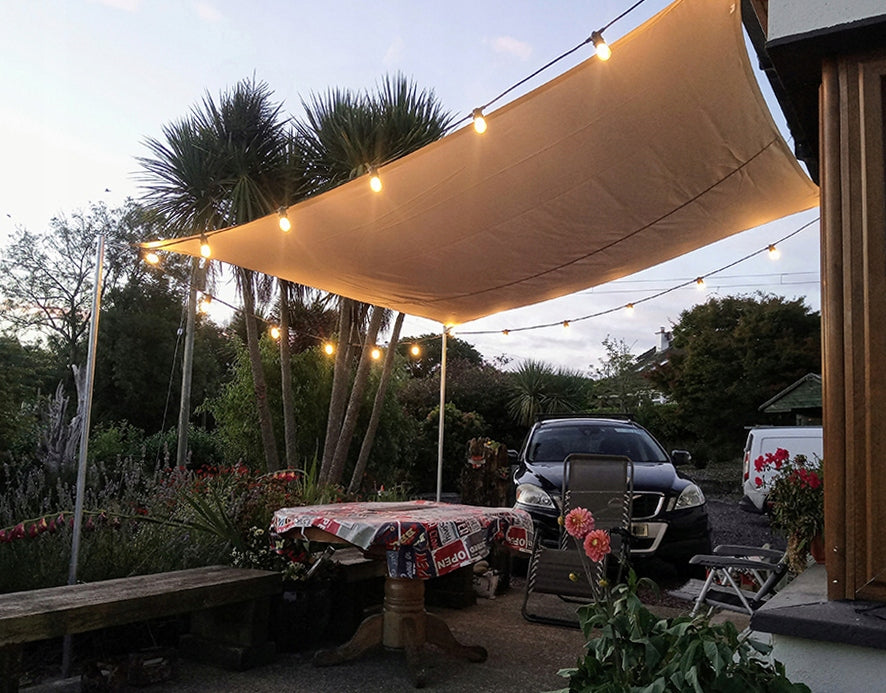 SUN SAIL WATERPROOF FOR GARDEN ON TERRACE MANUFACTURER TO SIZE Packaging status original