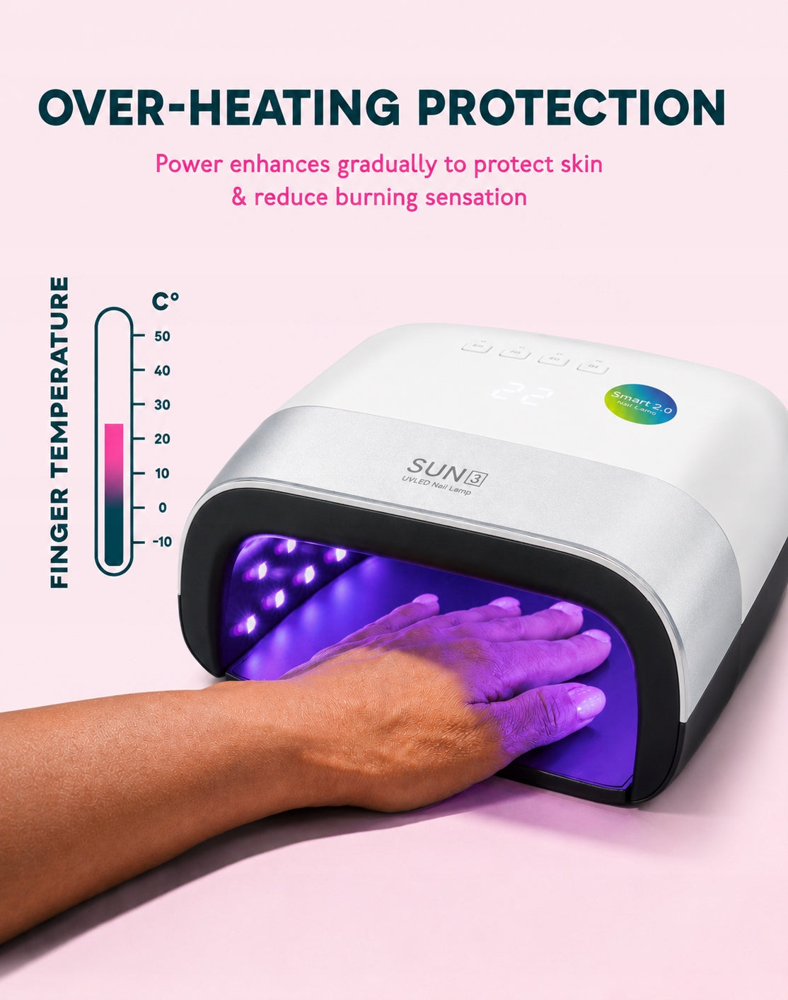 SUN UV LED nail lamp SUN 3 48W Packaging status original