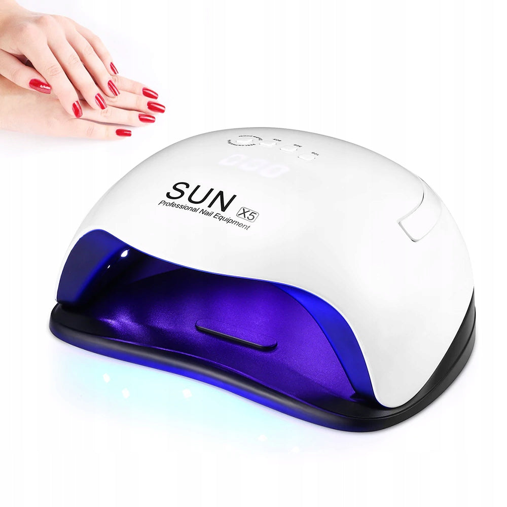 SUN X5 Professional UV LED Lamp 54W Black System Color white