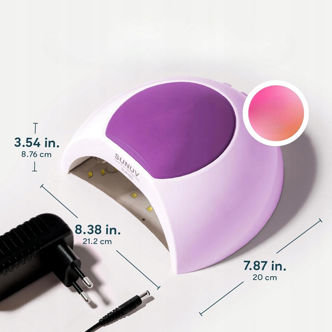 SUNUV SUN2C UV LED Nail Lamp With Timer And Sensor Purple Brand no brand