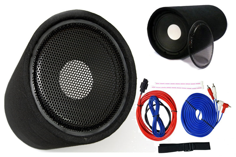 SUPER BASS 600W SUBWOOFER TUBE WITH AMPLIFIER + CABLES