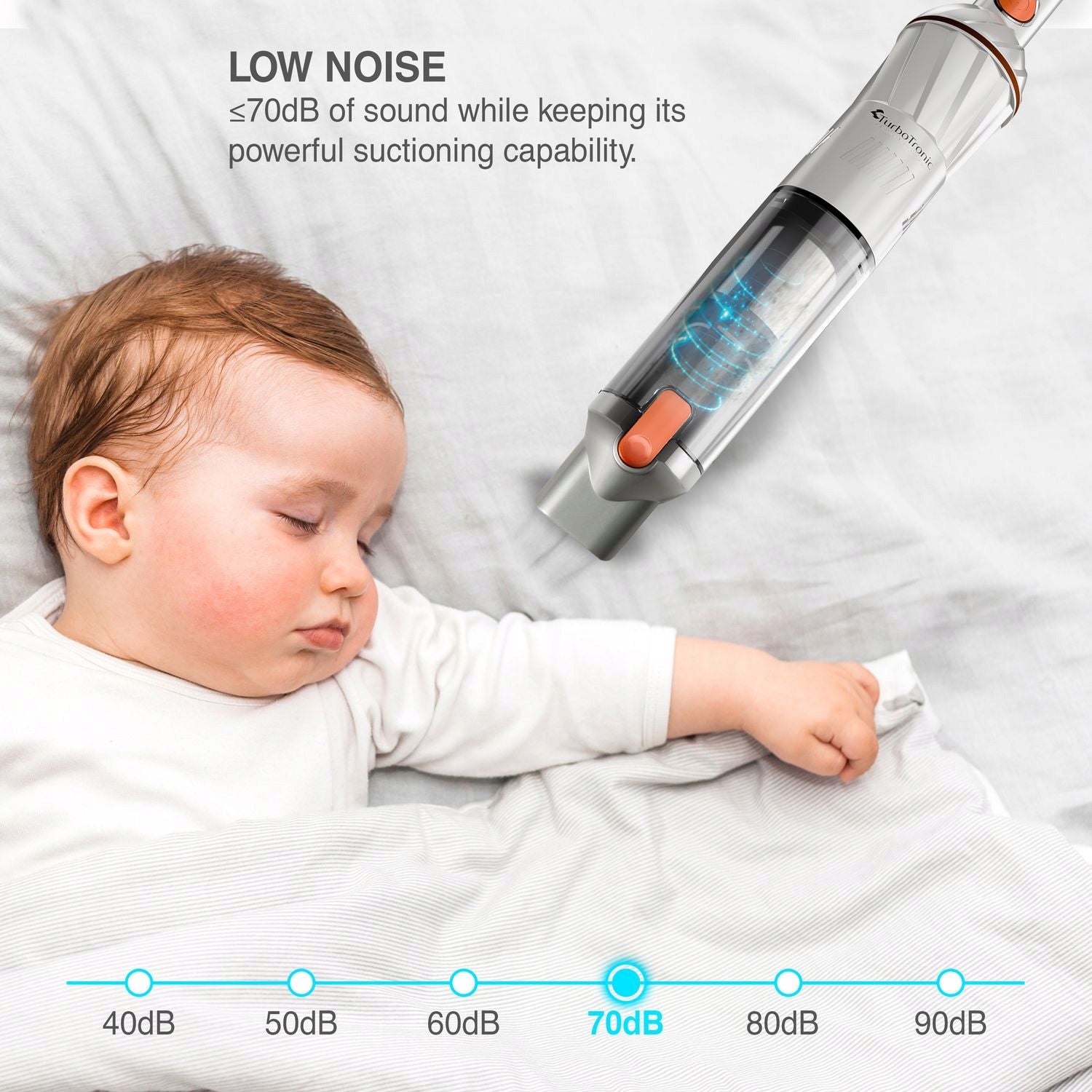 SUPER POWERFUL 7in1 CAR HANDHELD VACUUM CLEANER Dominant color silver/gray