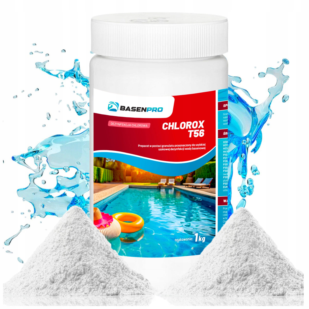 SUPER STRONG CHLORINE SHOCK FOR POOL GRANULES POOL CHEMISTRY T56 CHLOROX 1KG