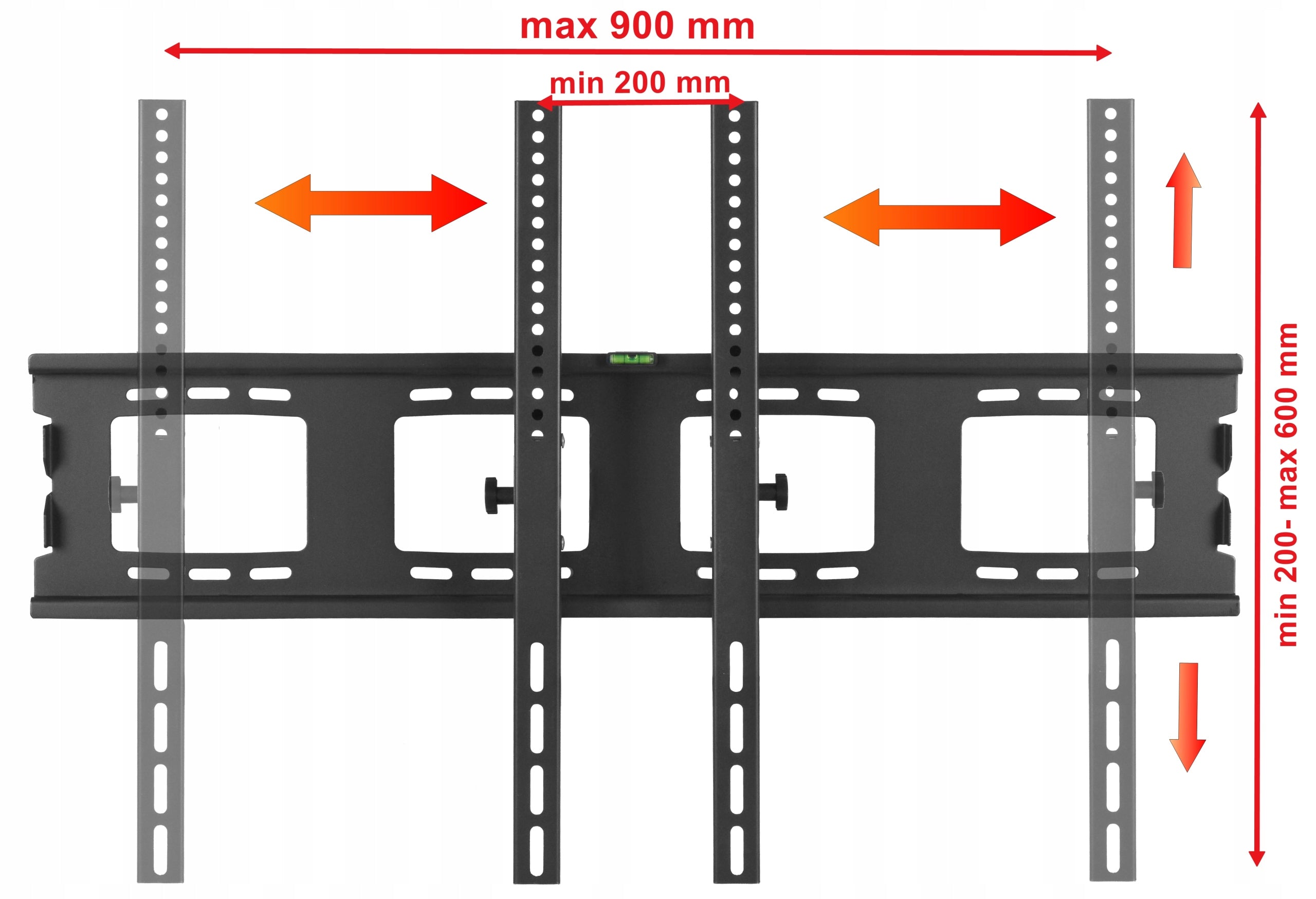 SUPER Strong TV Mount 55 58 65 75 77 82 83 85 86 98 inch 120KG Manufacturer code Uchwyt do telewizora 50-120 cali 120kg VX-710