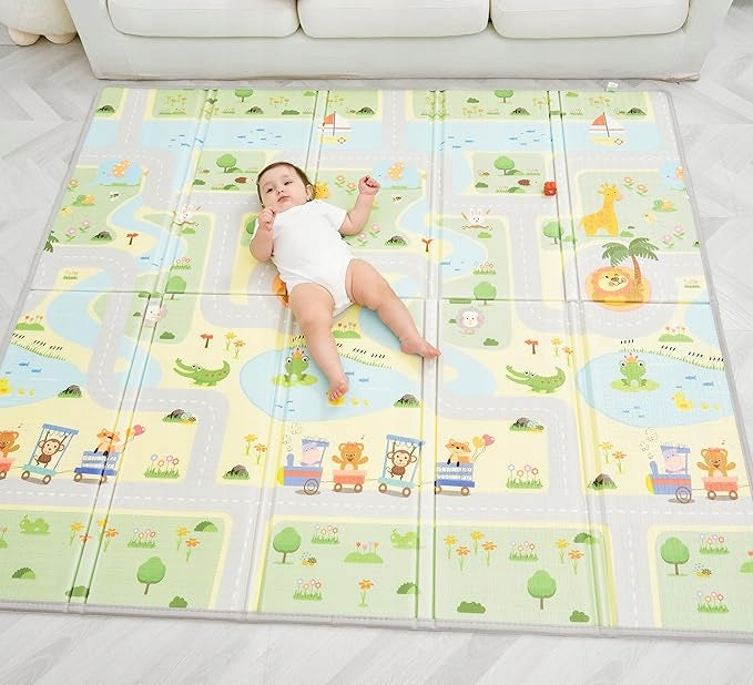 SUPERBE BEBE BABY MAT FOR CRAWLING FUN 180x150 CM