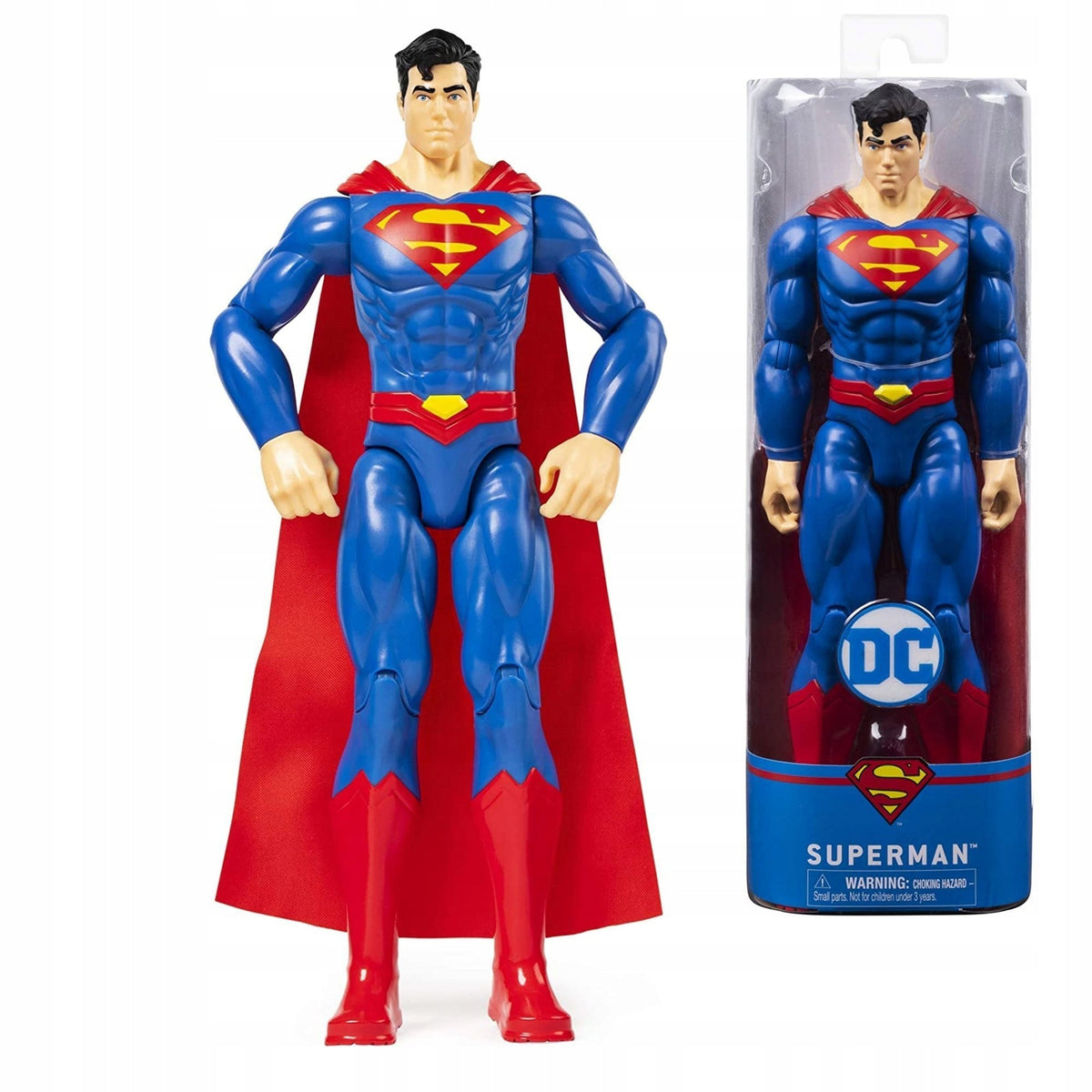 SUPERMAN LARGE ACTION FIGURE DC COMICS 30CM MOVABLE