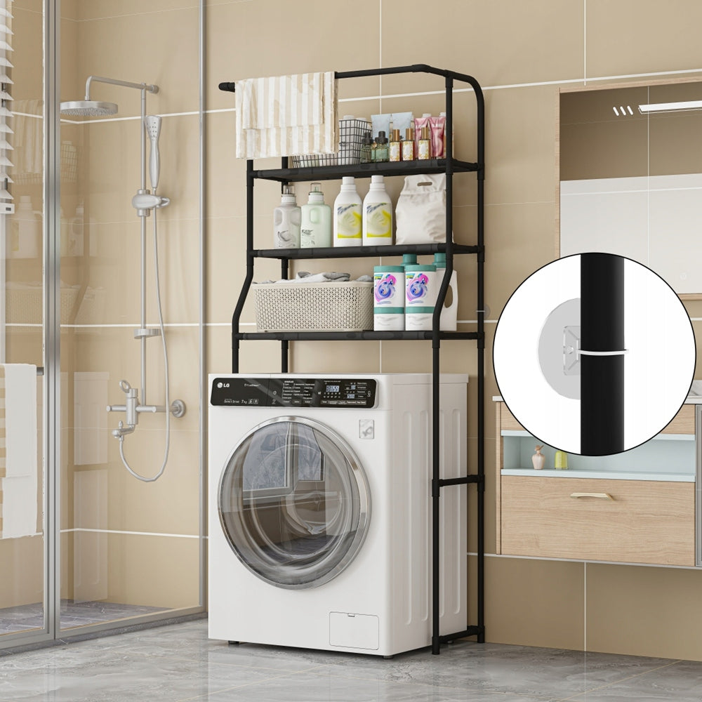 SUPERSTRUCTURE RACK, 3 SHELVES, TOILET RACK, WASHING MACHINE, STORAGE RACK ABOVE THE WASHING MACHINE Furniture depth 35 cm