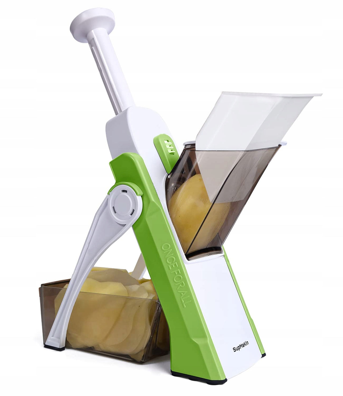 SUPMAKIN Vegetable Slicer Mandolin Adjustable Green