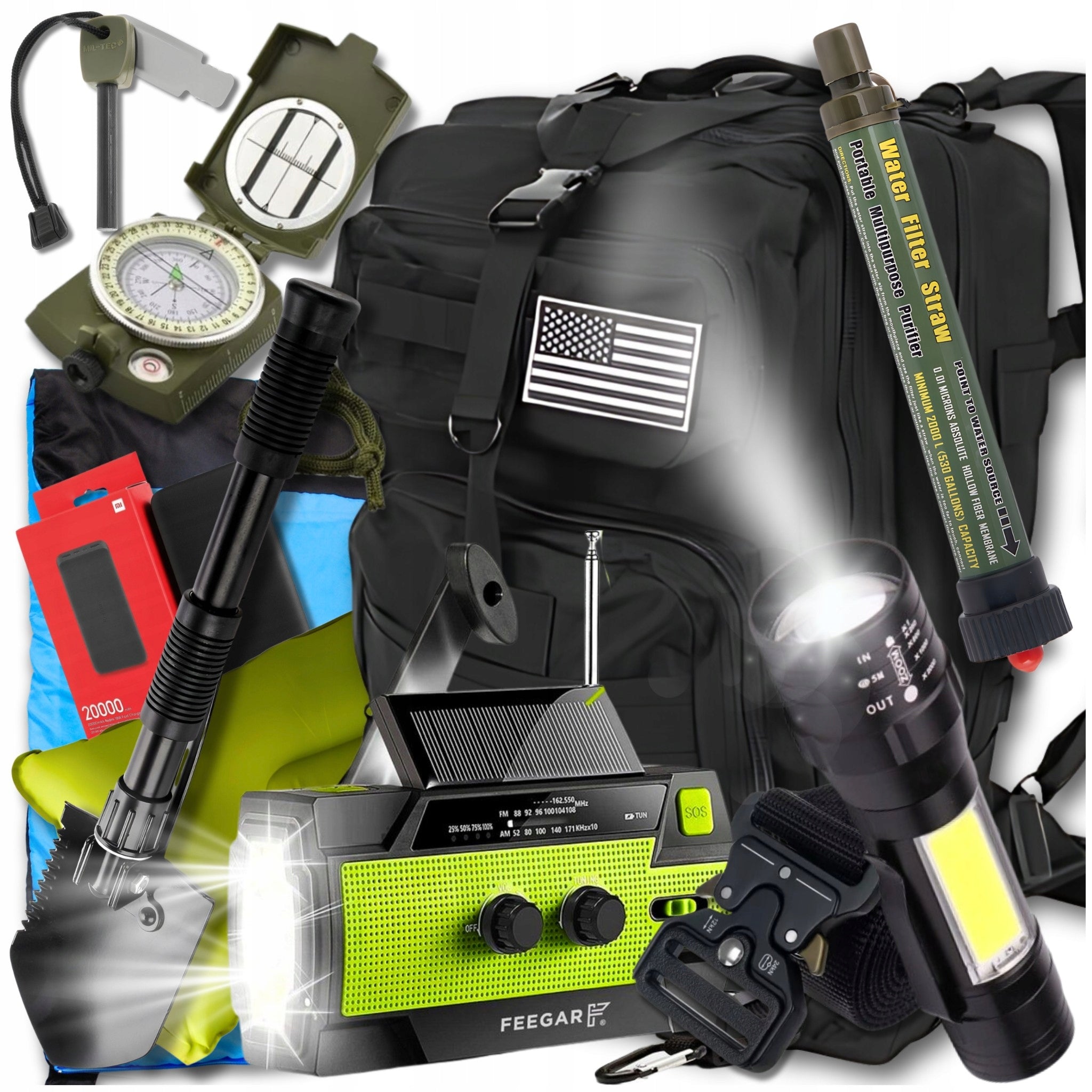 SURVIVAL KIT GIGA SURVIVAL BACKPACK TACTICAL SURVIVAL