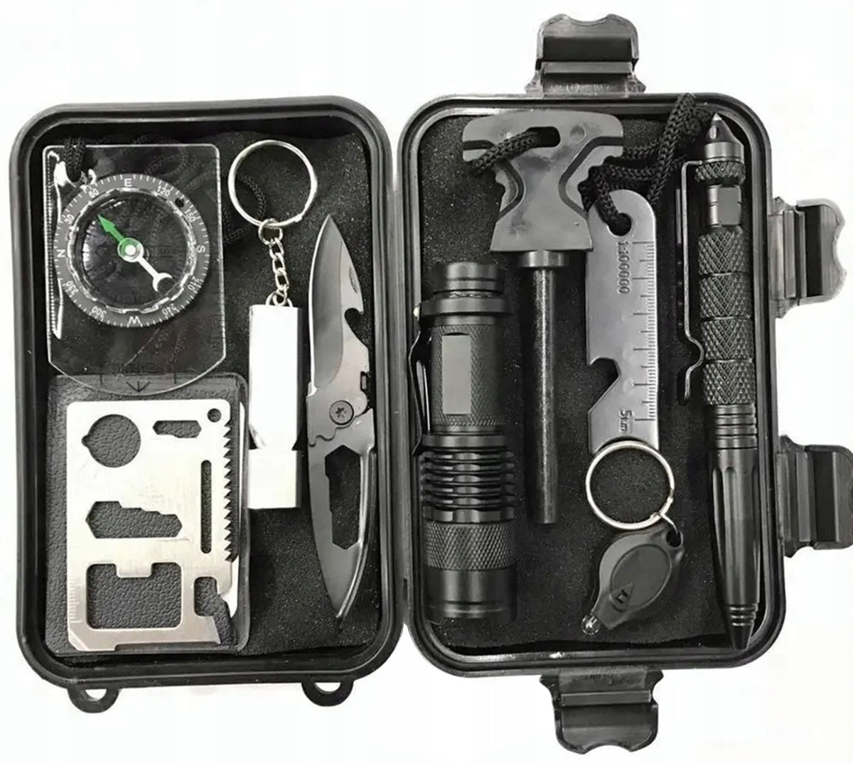 SURVIVAL KIT MILITARY TOURIST SURVIVAL ESSENTIAL 10IN1 Brand no brand