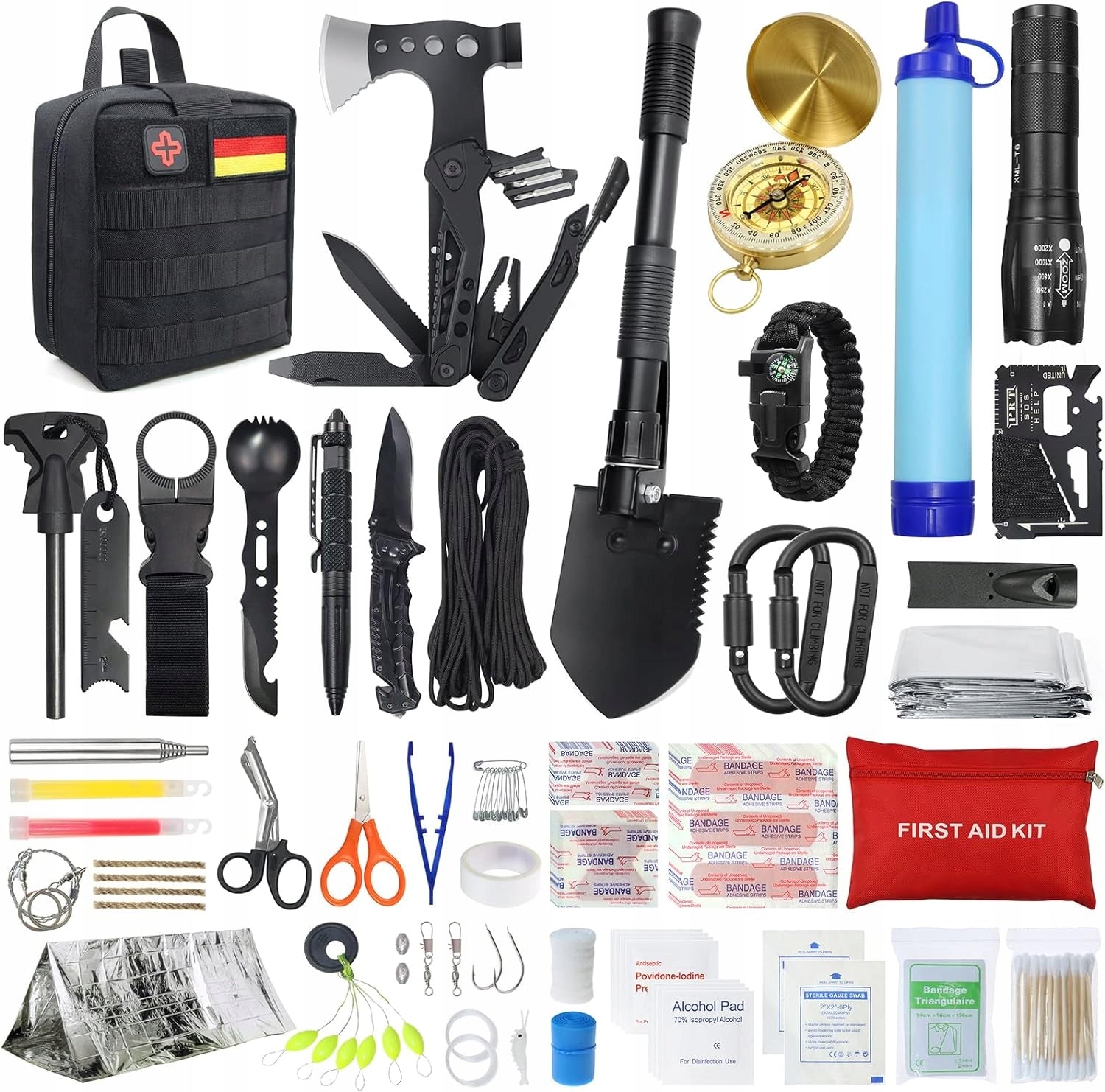 SURVIVAL SURVIVAL SET MULTIFUNCTIONAL EVERYTHING YOU NEED