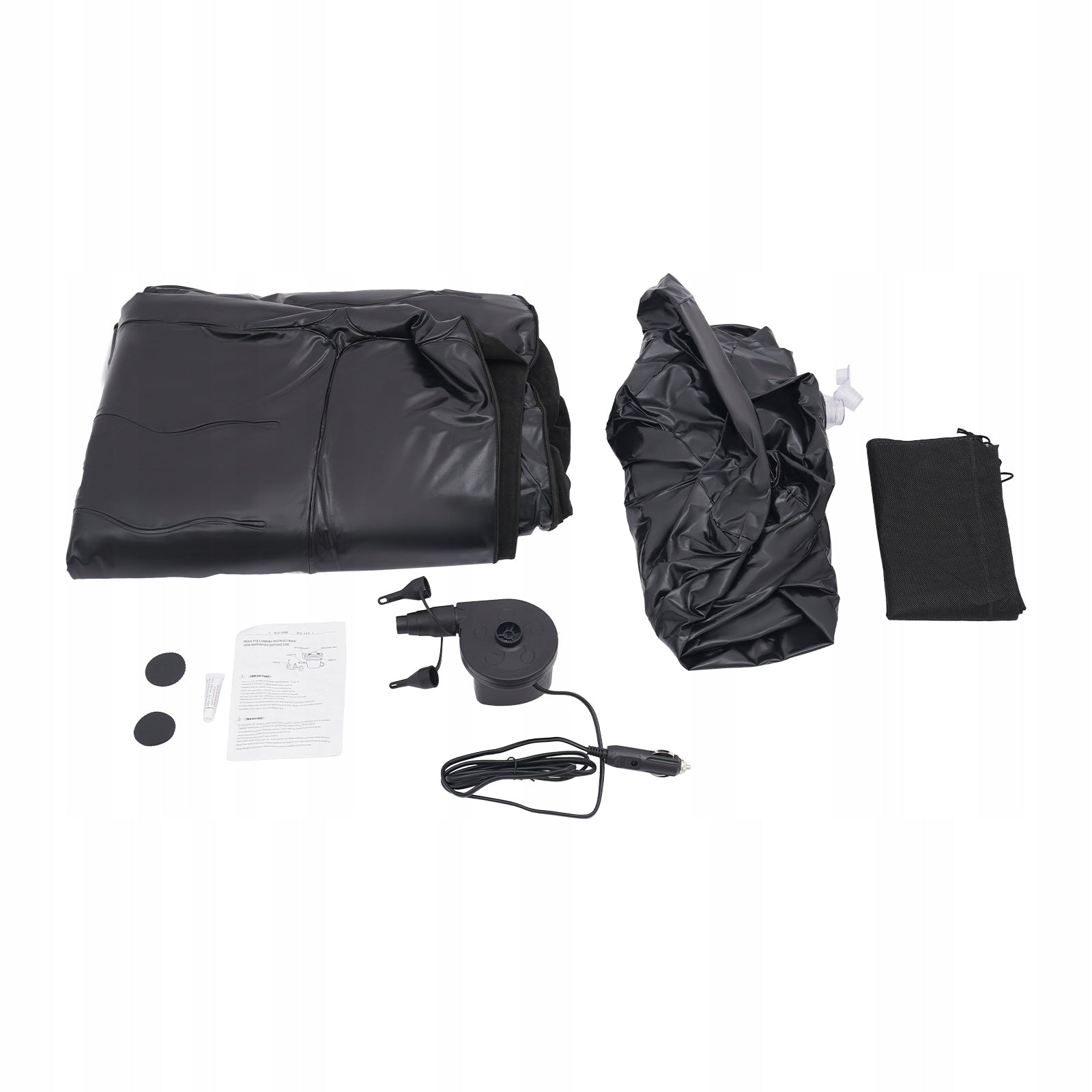 SUV Air Mattress Camping Bed Cushion Pillow - Inflatable Car Air Bed Manufacturer code 742058624103