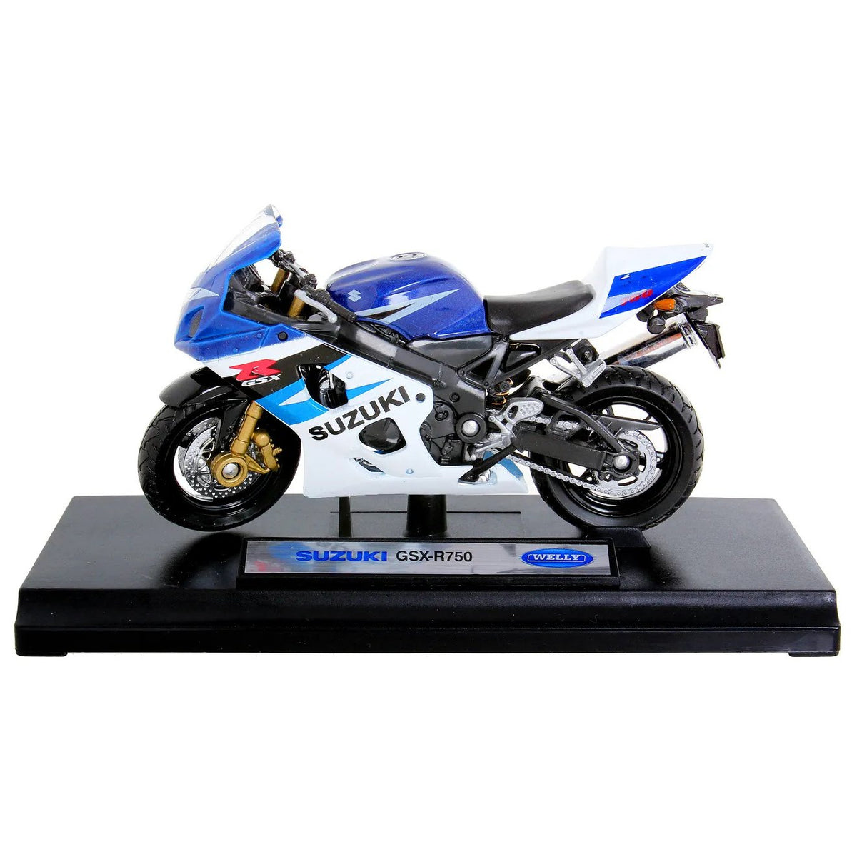 SUZUKI GSX-R 750 IN 1:18 SCALE MAISTO REALISTIC MOTORCYCLE MODEL Packaging status original