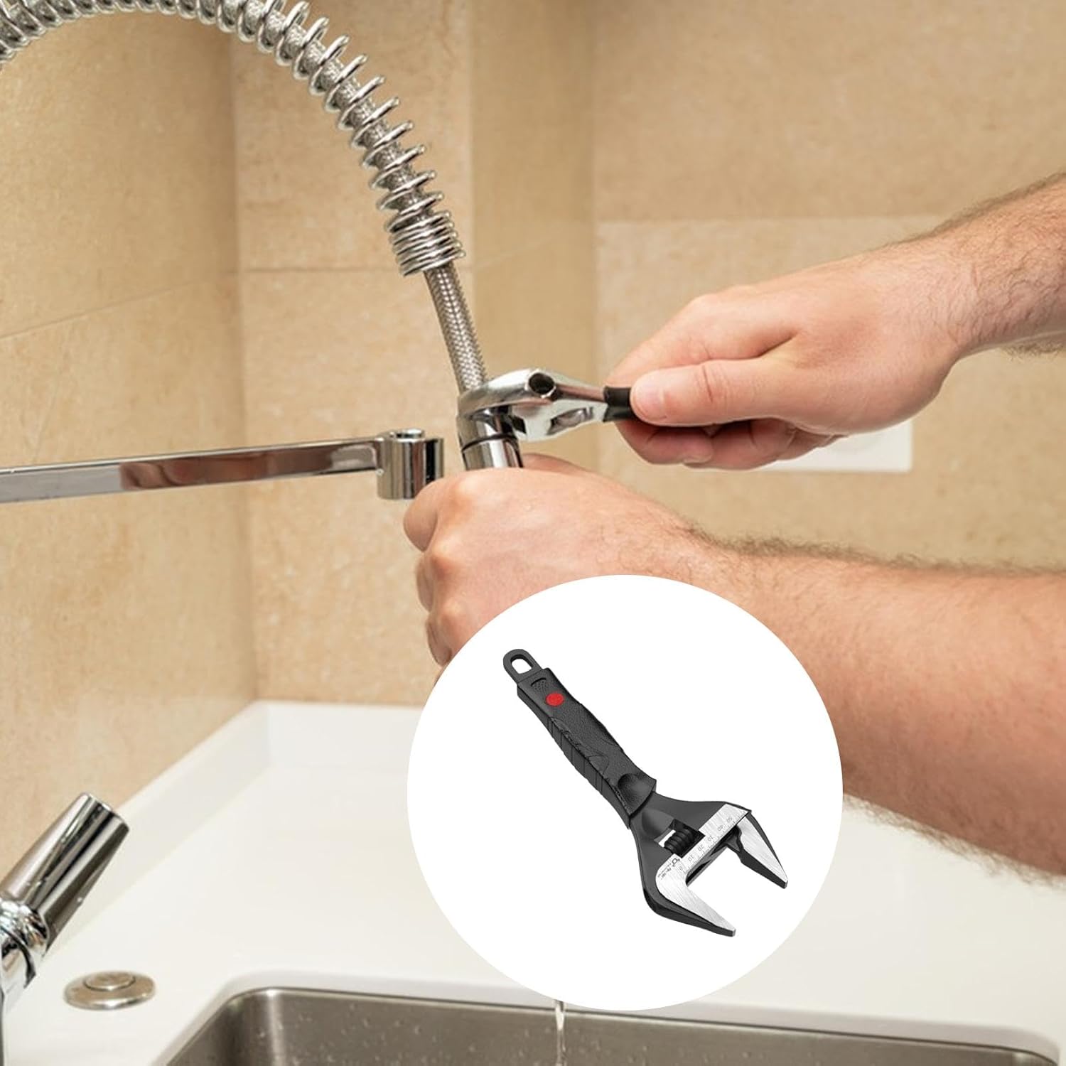 SWEDISH ADJUSTABLE WRENCH 12'' 300mm 0-60mm WIDE ADJUSTABLE STANDART Manufacturer code 06525