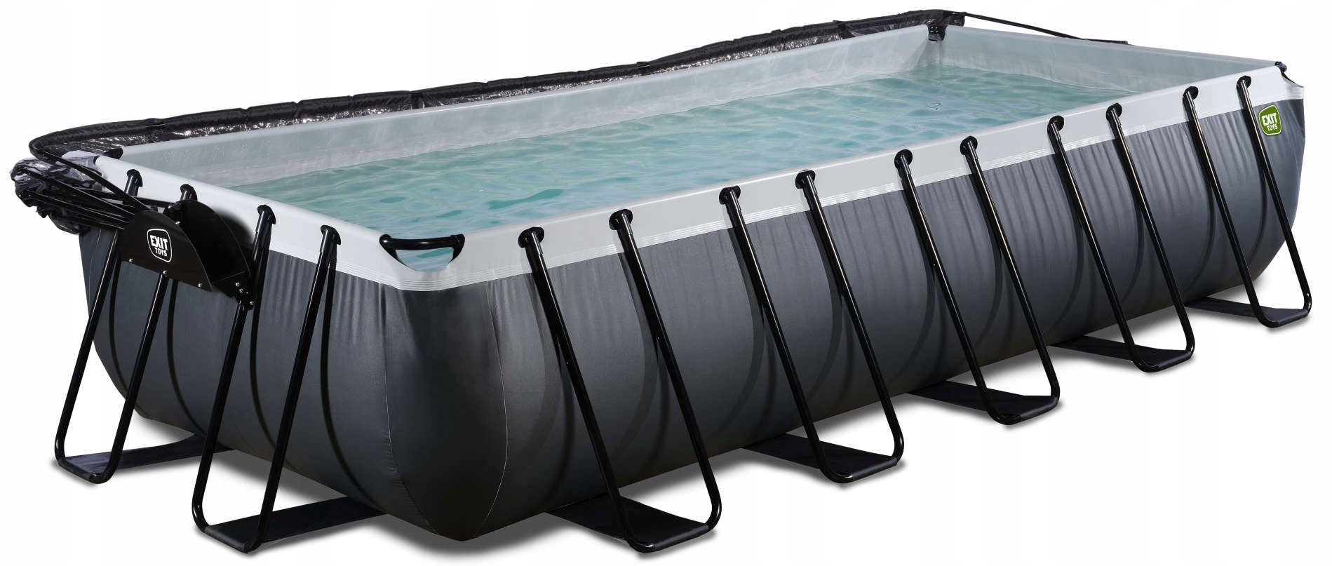 SWIMMING POOL ON A FRAME 540X250X100CM WITH HEAT PUMP Height 220 cm