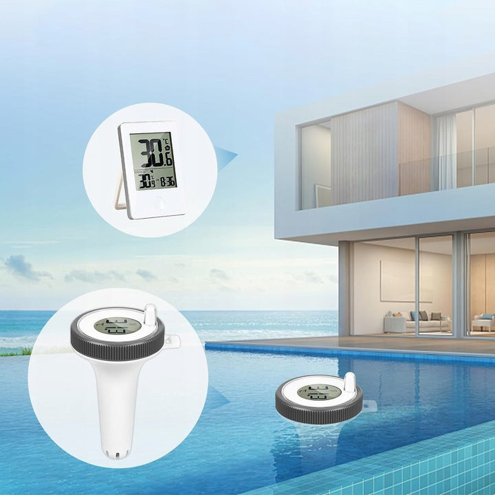 SWIMMING POOL THERMOMETER DIGITAL WATERPROOF IP67 WITH MEMORY FUNCTION Packaging status original