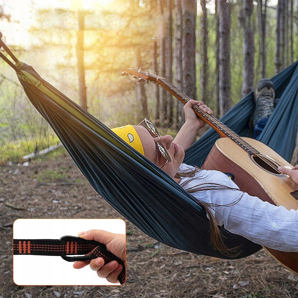 SWING ATTACHMENT STRAPS FOR HAMMOCK SET CARABINER TAPE CORD HOLDER Manufacturer no brand