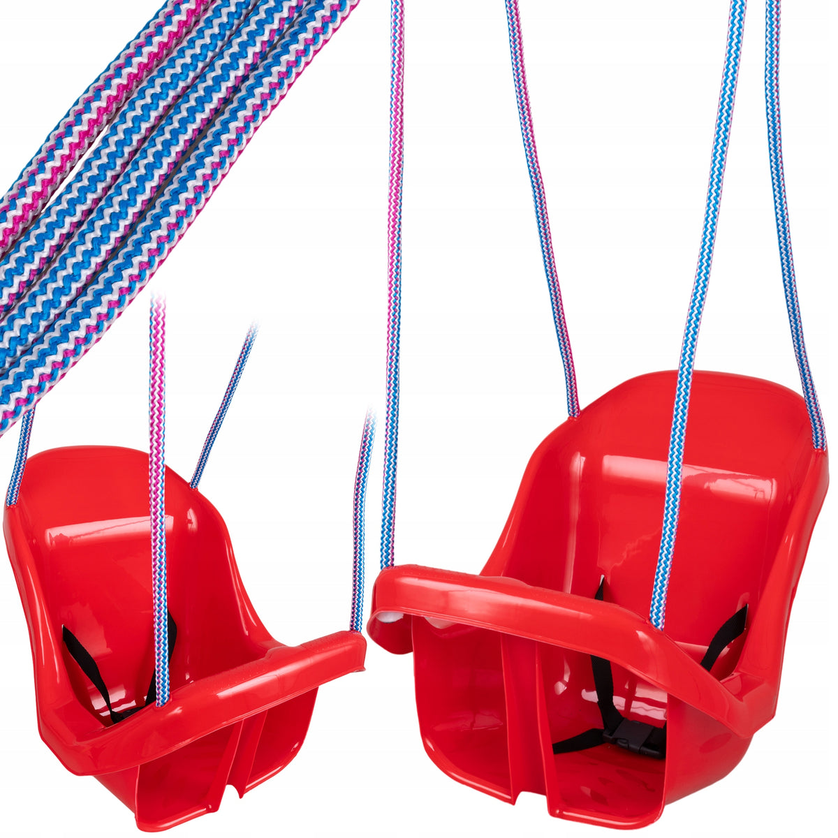SWING FOR CHILDREN BUCKET HIGH CHAIR HANGING SEAT FOR HOME GARDEN BELTS Packaging status original