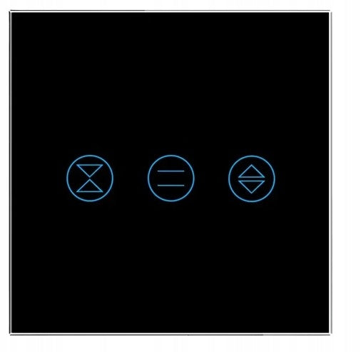 SWITCH WiFi TOUCH DRIVER GLASS FOR ROLLER SHUTTERS TUYA BLACK Manufacturer code DS-151-BK