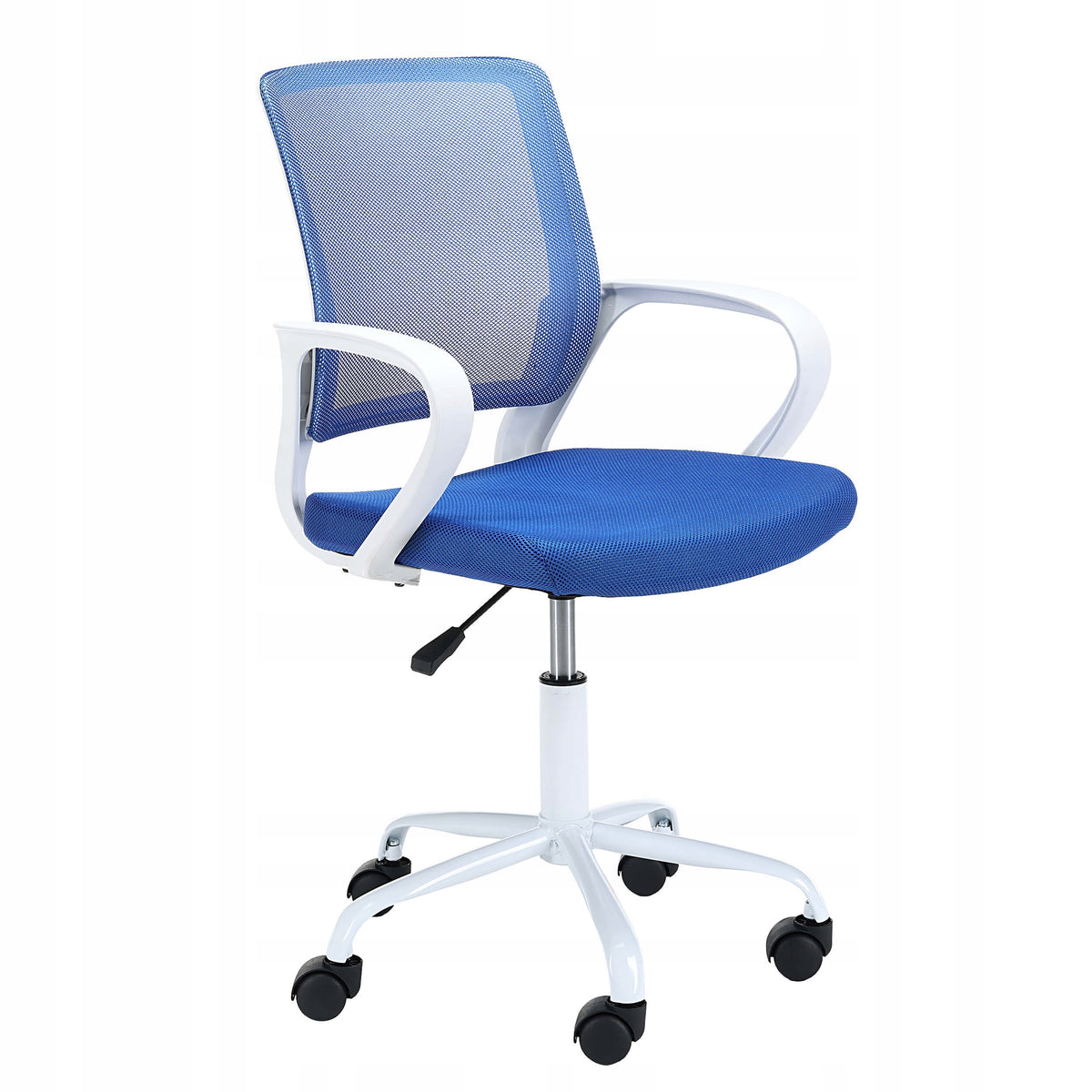 SWIVEL CHAIR FD-6 WHITE / BLUE Brand Akord