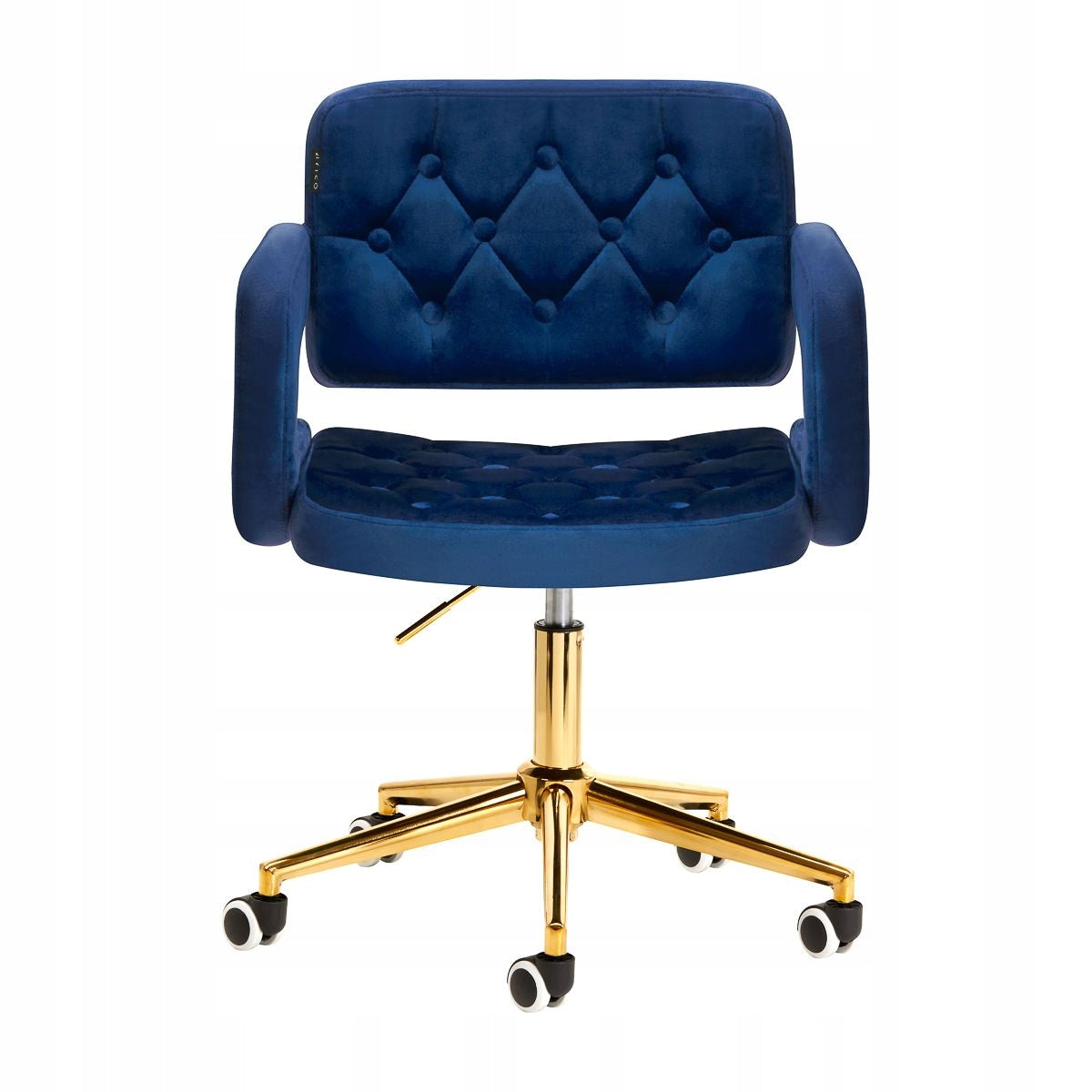 SWIVEL CHAIR NAVY GOLD COSMETIC BASE FOR OFFICE ARMCHAIR 4R Brand Activeshop