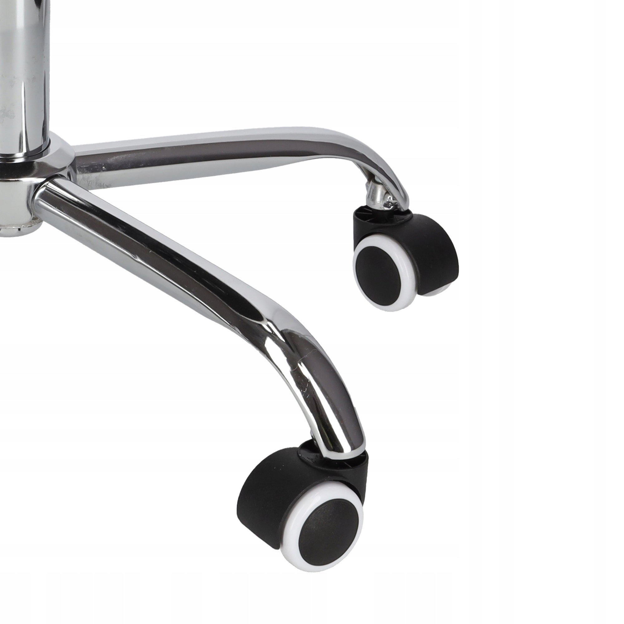 SWIVEL STOOL for massage for office on wheels 4FIZJO PURE - white EAN (GTIN) 5907739319654