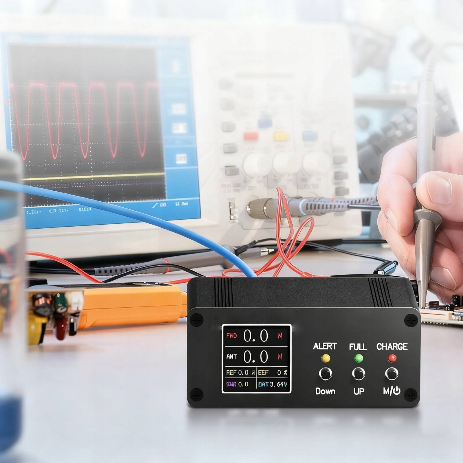 SWR METER 120W 1,8-54MHz 240X240 COLOR FM AM SSB SWR SCREEN EAN (GTIN) 623194913460