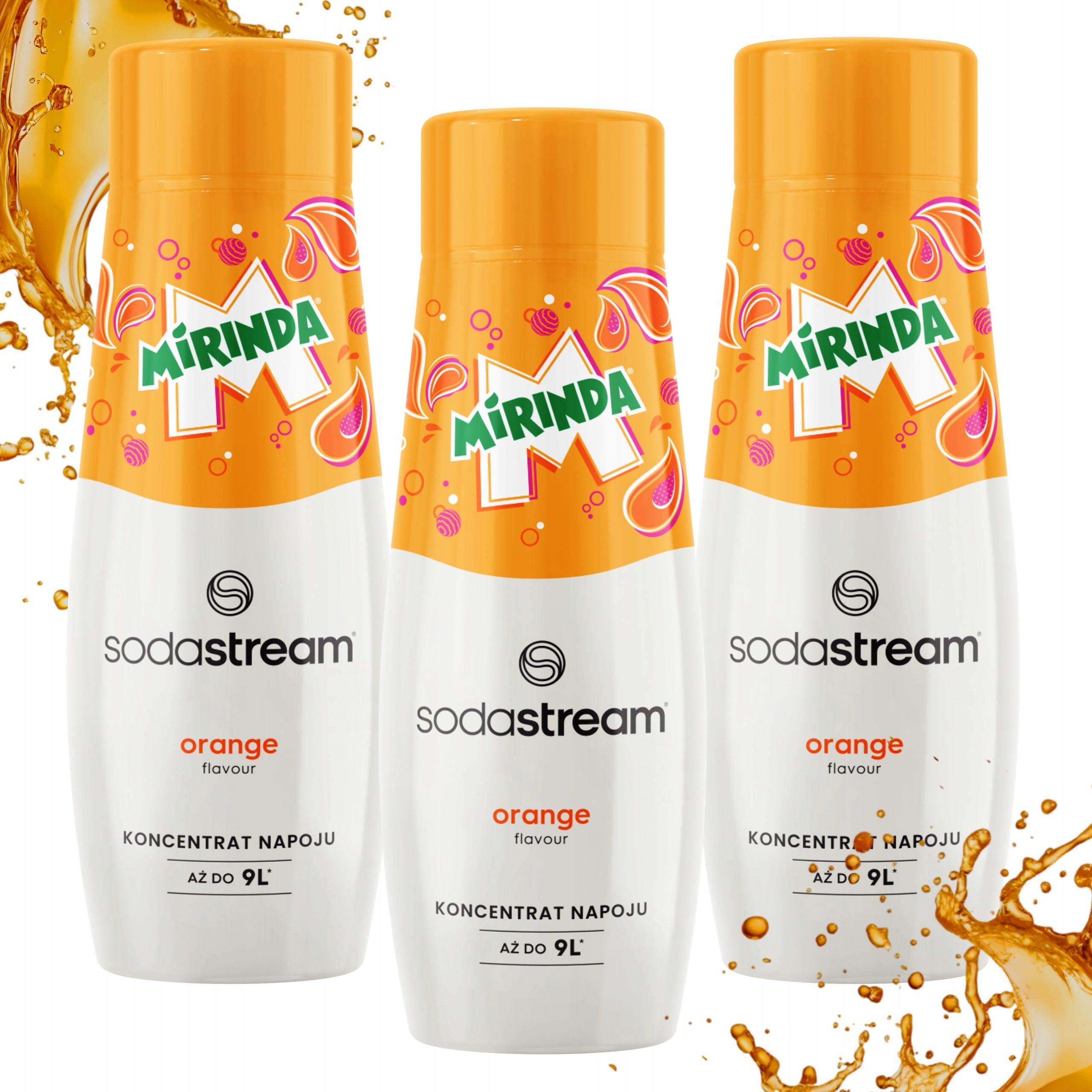 SYRUP SODASTREAM MIRINDA CONCENTRATE FOR SATURATOR TERRA 9L DRINK WITH 440ML
