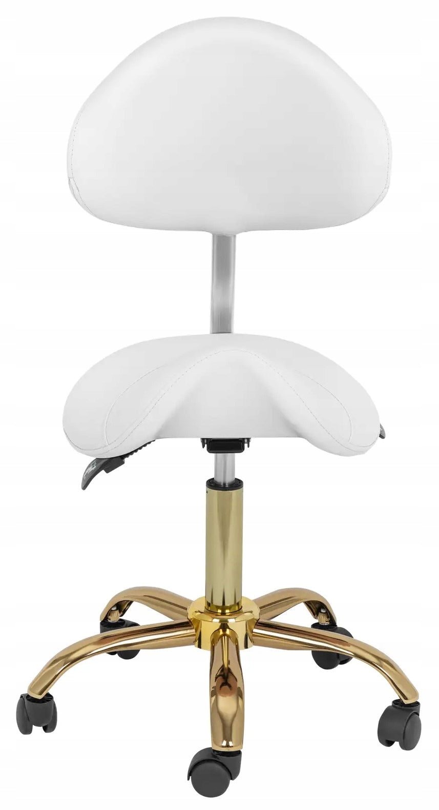 Saddle chair 51-65cm 150kg white/gold PHYSA MANNHEIM WHITE_GOLD Manufacturer code 10040490