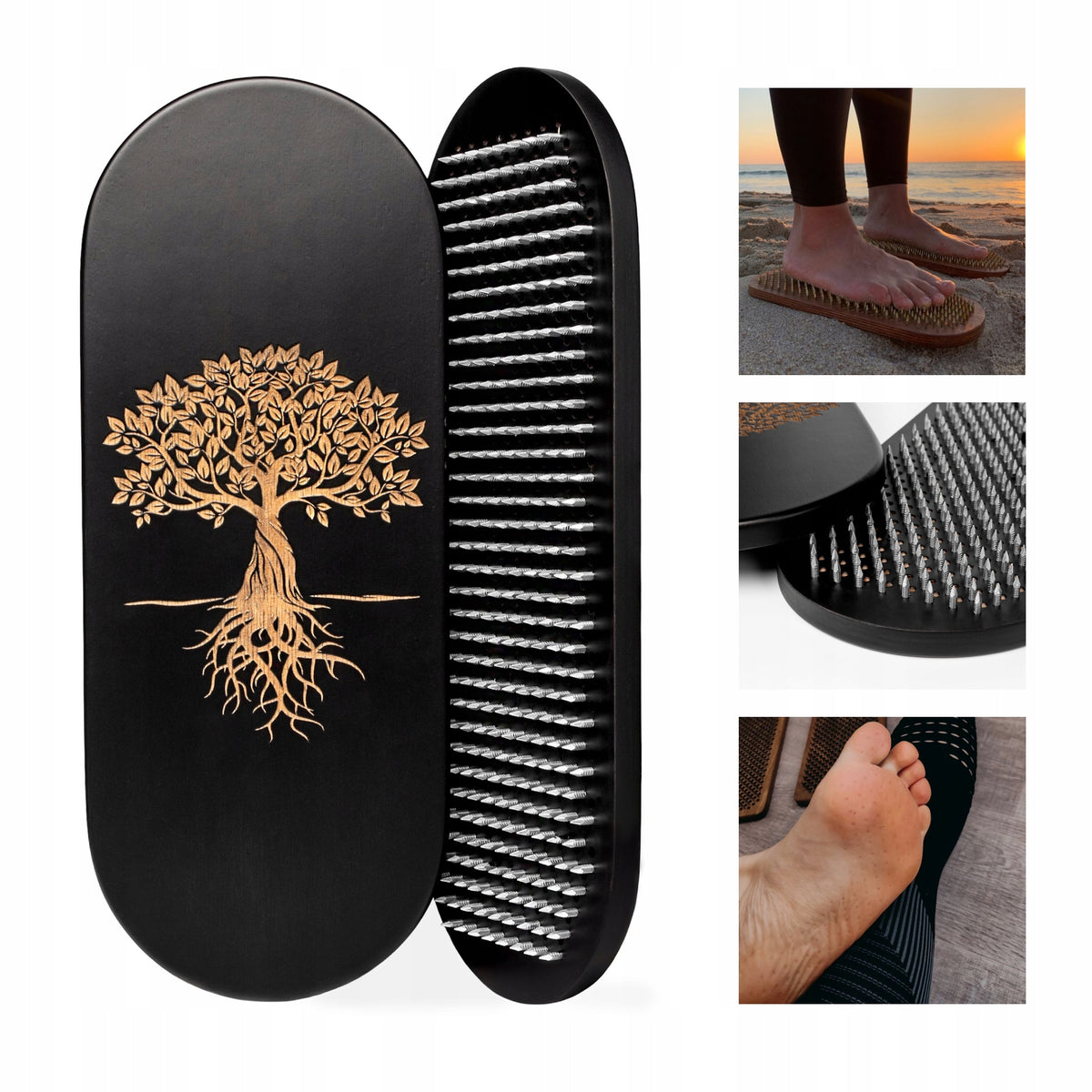 Sadhu Acupressure Boards with 8mm Galvanized Nails for Beginners