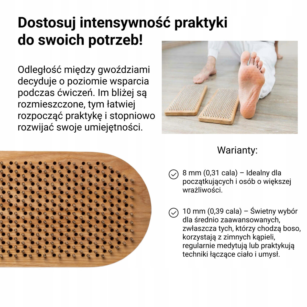 Sadhu Acupressure Boards with Galvanized Dynamic Nails 10mm Brand no brand