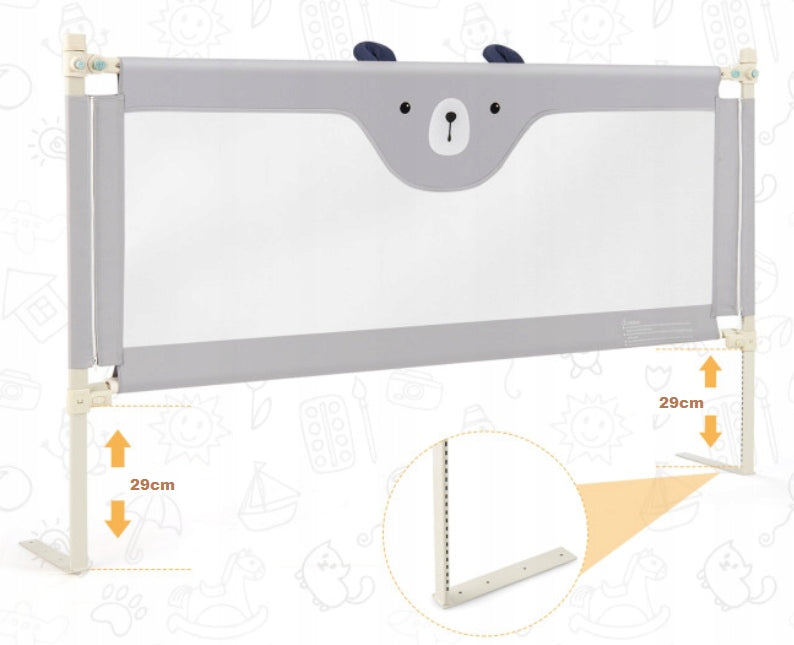 Safety barrier folding for bed 175x101 cm Costway Brand Costway
