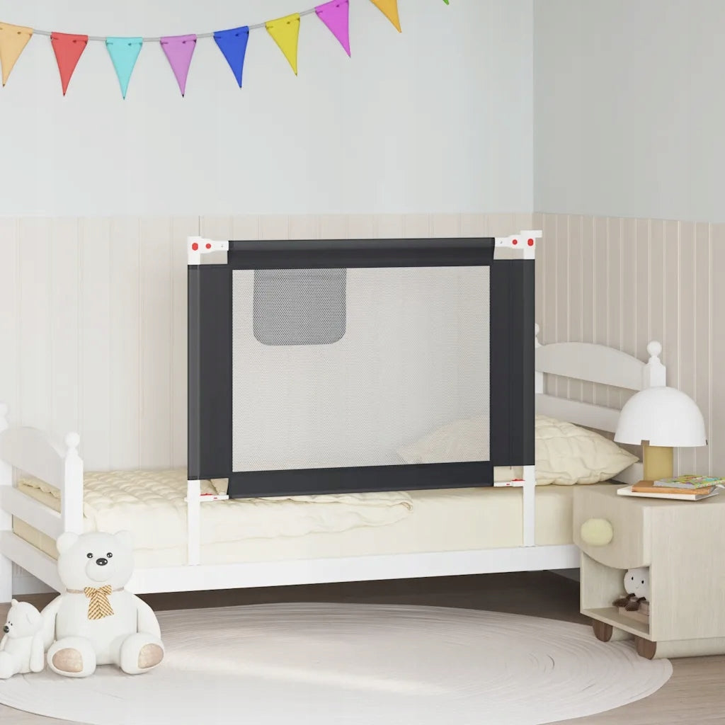 Safety barrier for bed 100x25 cm, dark grey Packaging status original
