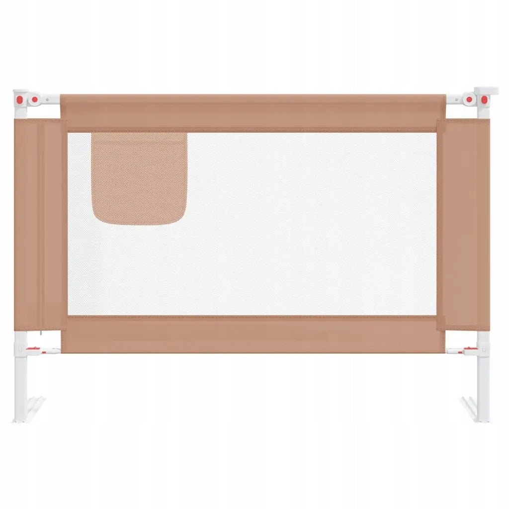 Safety barrier for bed 100x25 cm, taupe. Brand no brand
