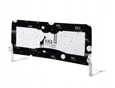 Safety barrier for bed Ikonka 120 cm black