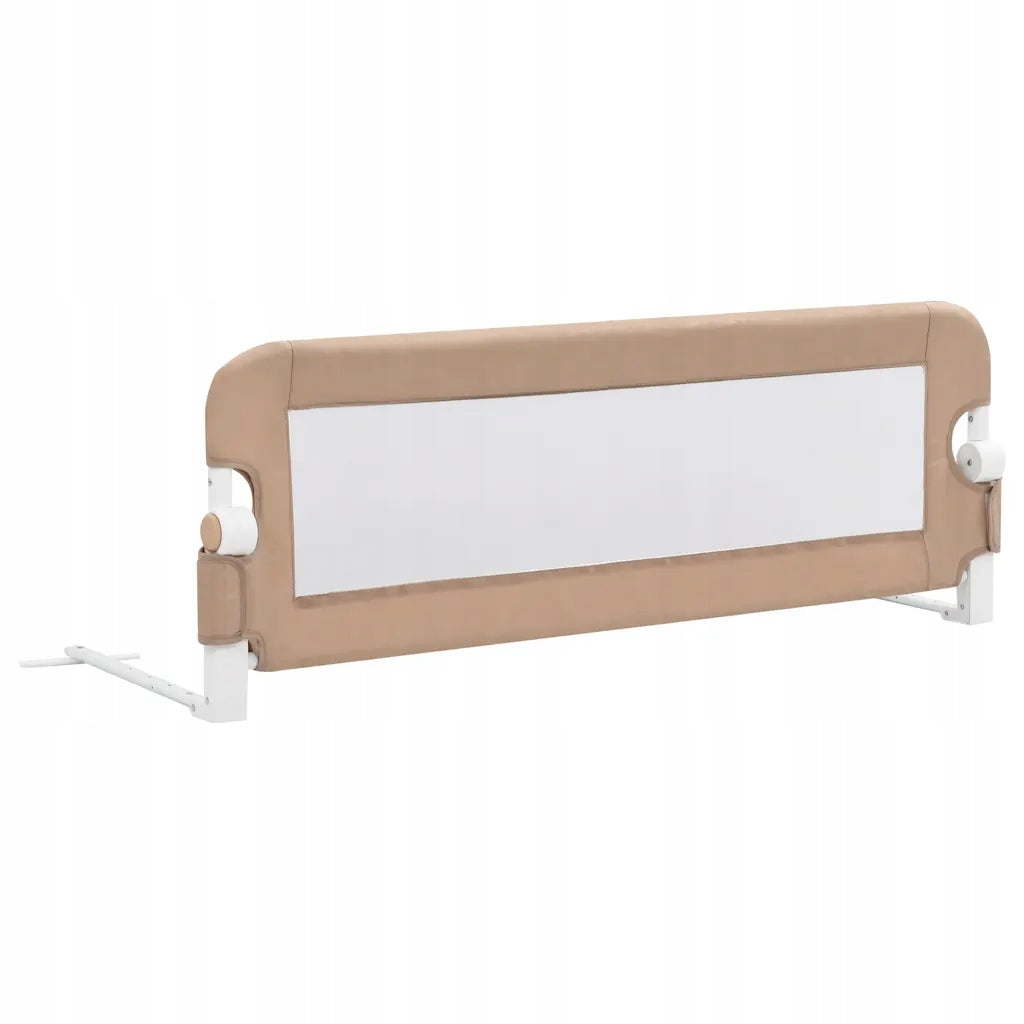 Safety barrier for children's bed 120x40,5x42 cm, taupe