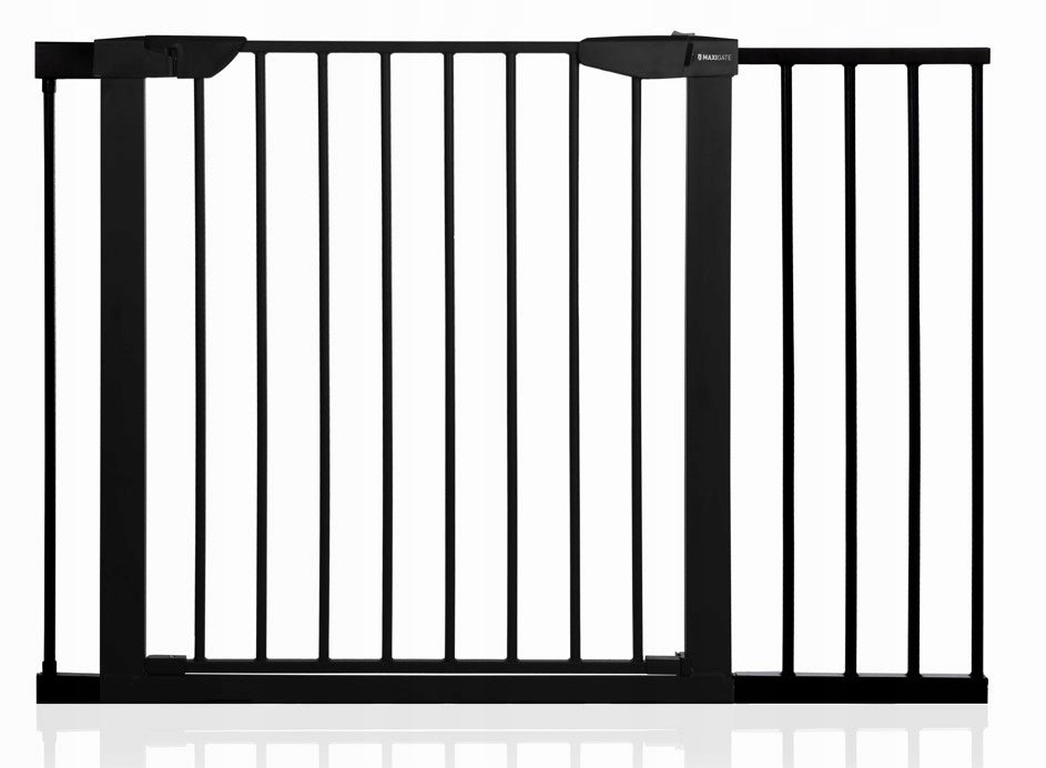 Safety barrier for stair doors 131-138 cm black Brand Maxigate