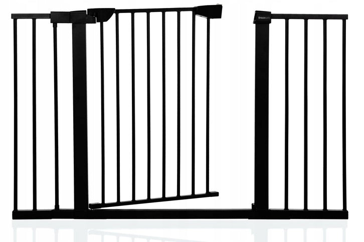 Safety barrier for stair doors 145-152 cm Color black